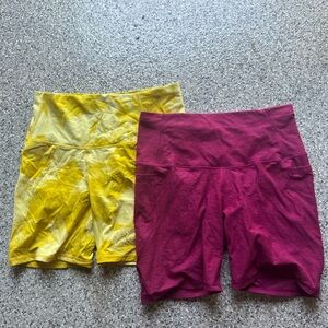 Bundle of hr athletic bike shorts